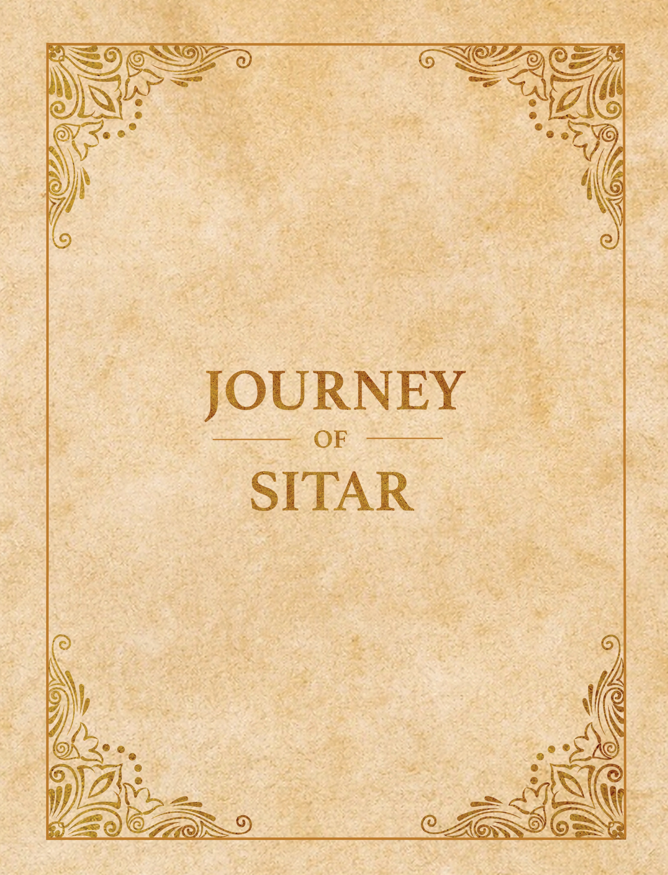 The Journey of Sitar - Manuscript Cover